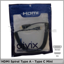 Alternative view of Kabel Mini HDMI Spiral [Type C - Type A]