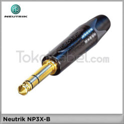 Connector Phone Plug Neutrik NP3X-B
